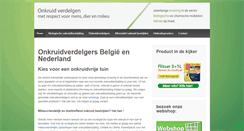 Desktop Screenshot of onkruidverdelger.be