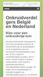 Mobile Screenshot of onkruidverdelger.be