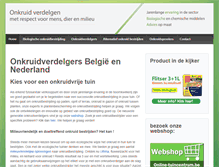 Tablet Screenshot of onkruidverdelger.be